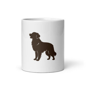 Golden Retriever White glossy mug